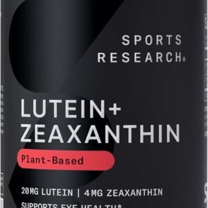 Sports Research Lutein + Zeaxanthin Plant Based - 120 Capsules
