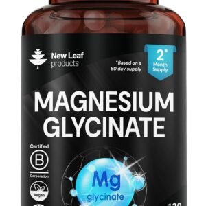 New Leaf Products Magnesium Glycinate 1040mg - 120 Capsules