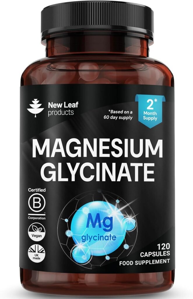 New Leaf Products Magnesium Glycinate 1040mg - 120 Capsules